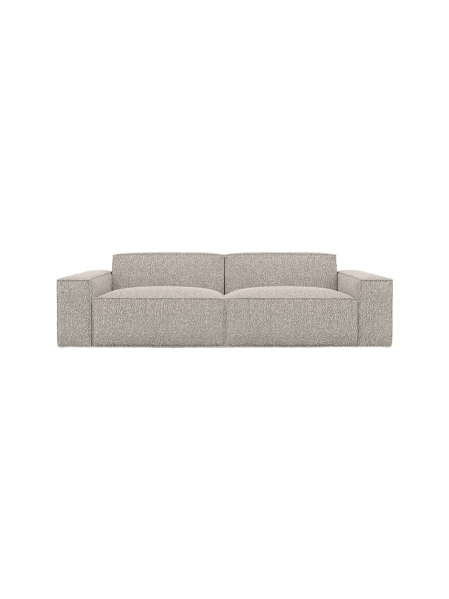 
3-Sitzer Design Sofa „Siena“ mit Bouclé-Bezug - Bouclé Graphit