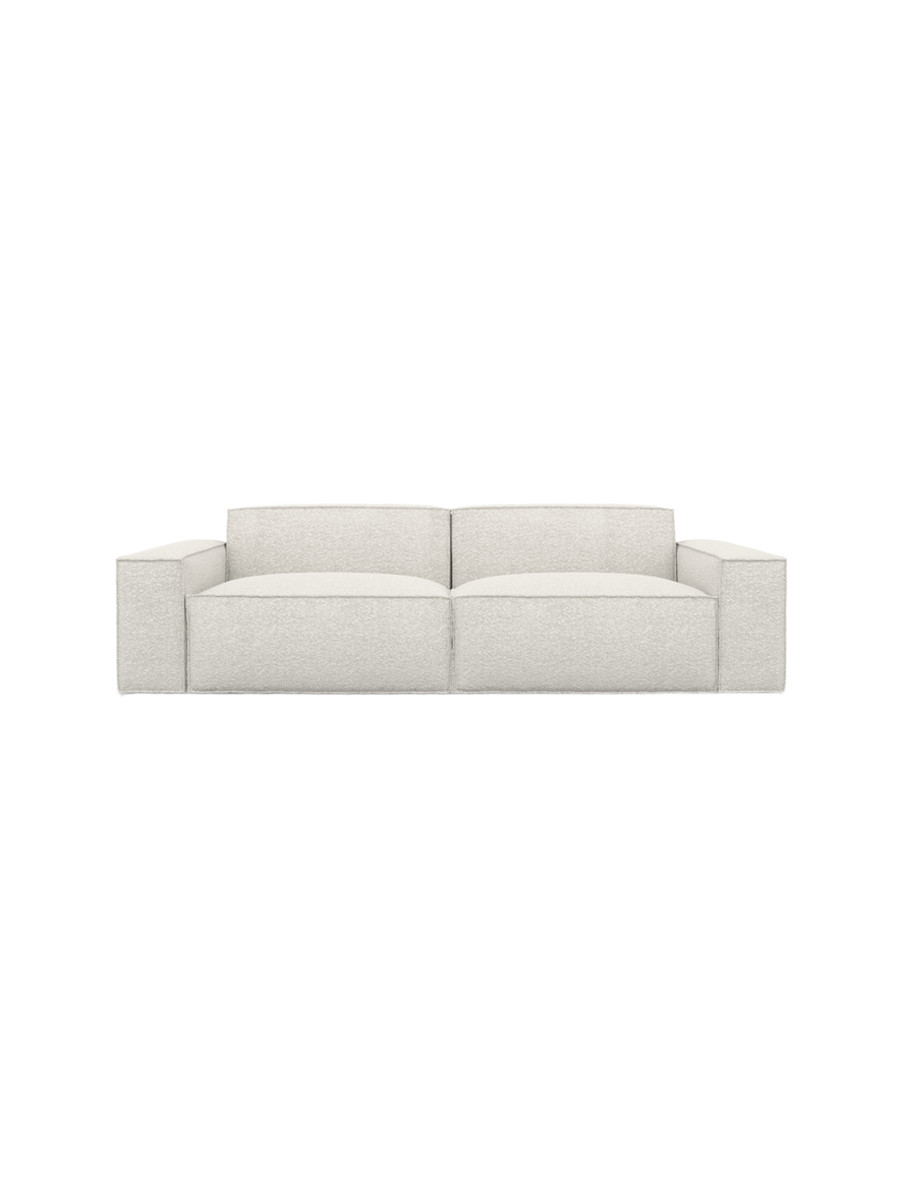 
3-Sitzer Design Sofa „Siena“ mit Bouclé-Bezug - Bouclé Graphit