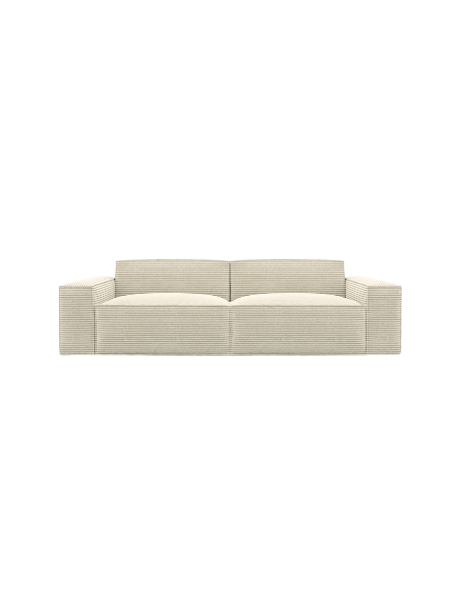 
3-Sitzer Design Sofa „Siena“, Cordsamt - Cordsamt Dunkelblau