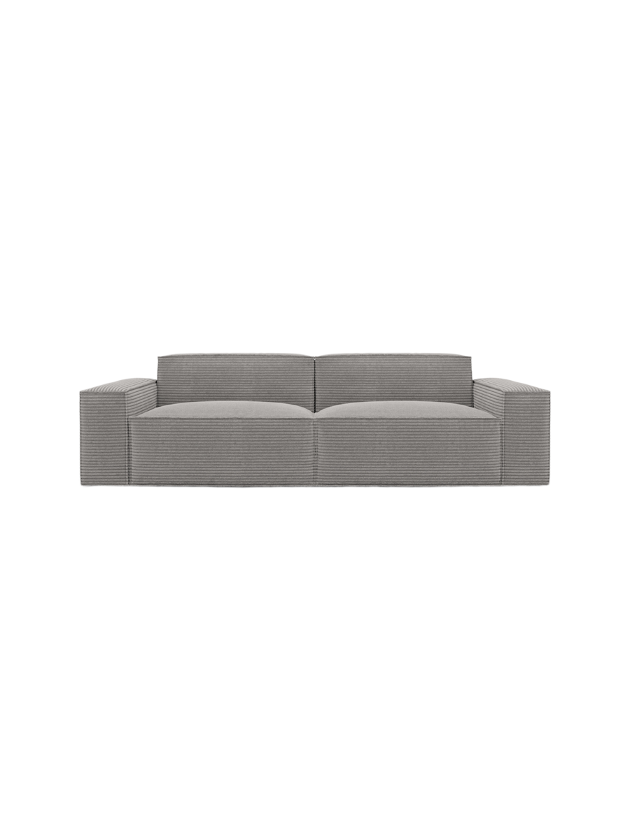 
3-Sitzer Design Sofa „Siena“, Cordsamt - Cordsamt Dunkelblau