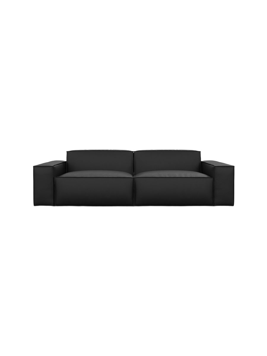 
3-Sitzer Design Echtleder Sofa „Siena“ - Echtleder Beige