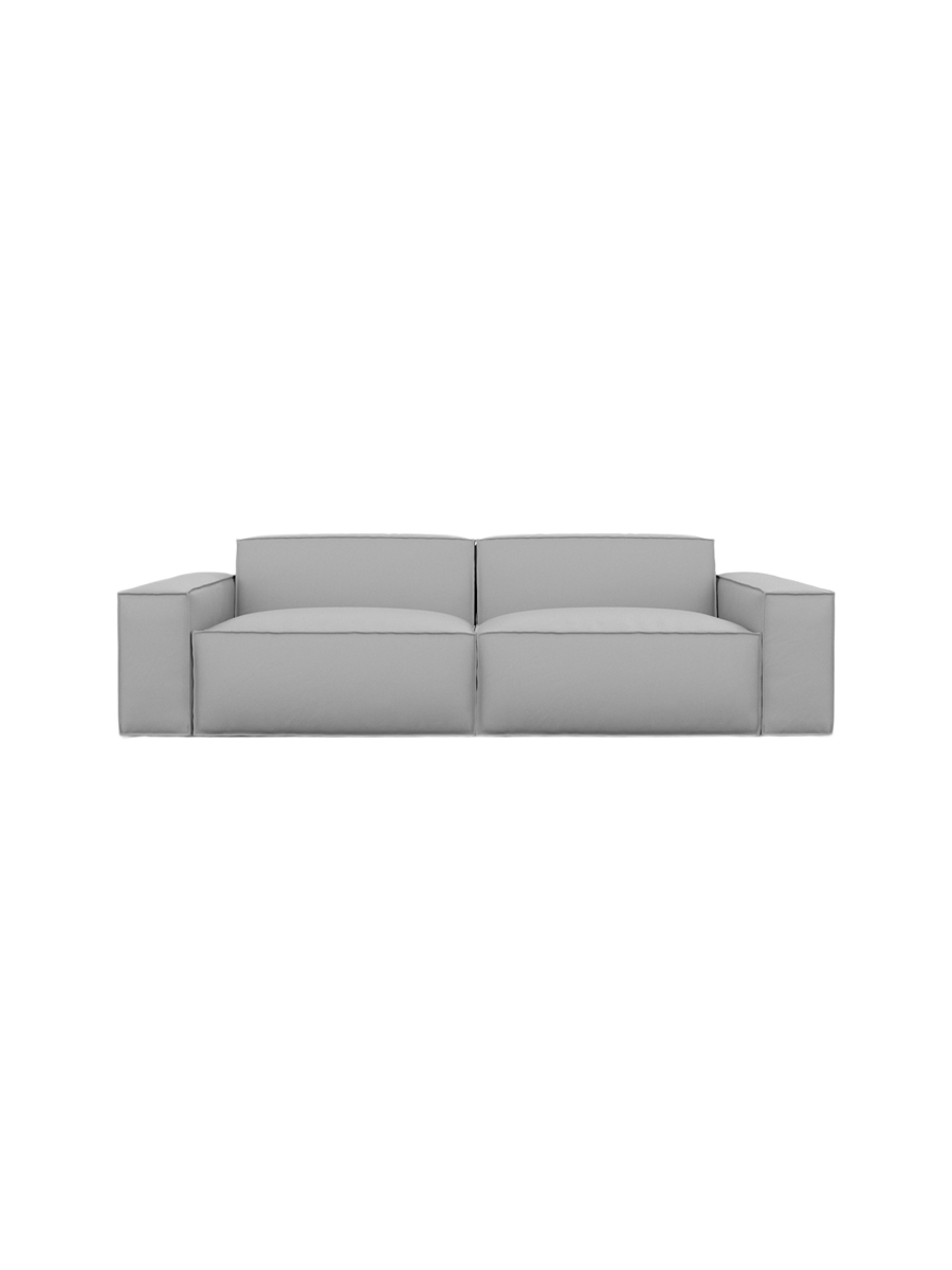 
3-Sitzer Design Echtleder Sofa „Siena“ - Echtleder Beige