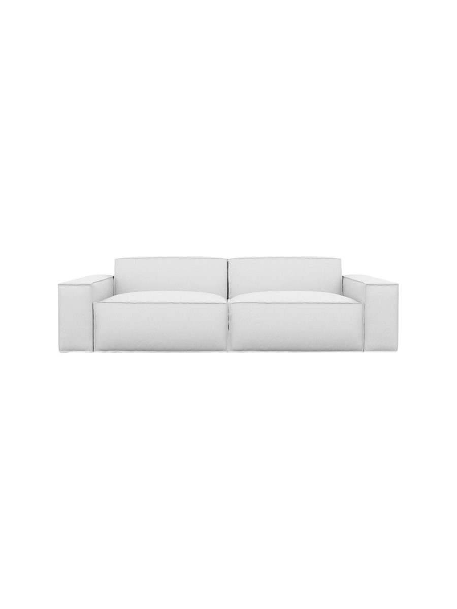 
3-Sitzer Design Echtleder Sofa „Siena“ - Echtleder Beige
