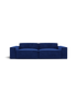 Rivestimento in raso blu reale