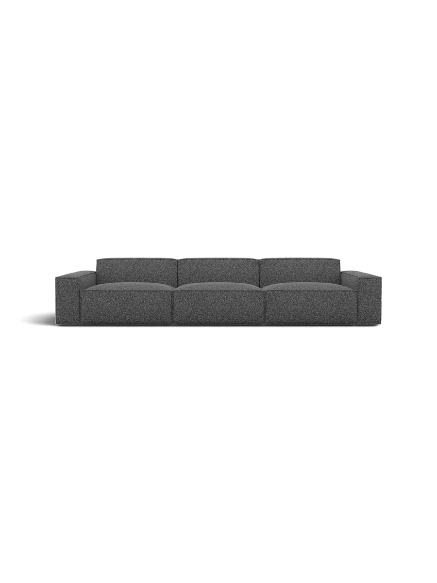 
4-Sitzer Design Sofa „Siena“ mit Bouclé-Bezug - Bouclé Graphit