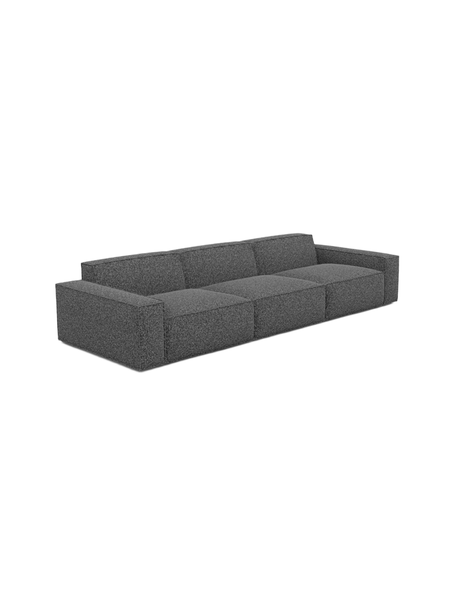 
4-Sitzer Design Sofa „Siena“ mit Bouclé-Bezug - Bouclé Graphit