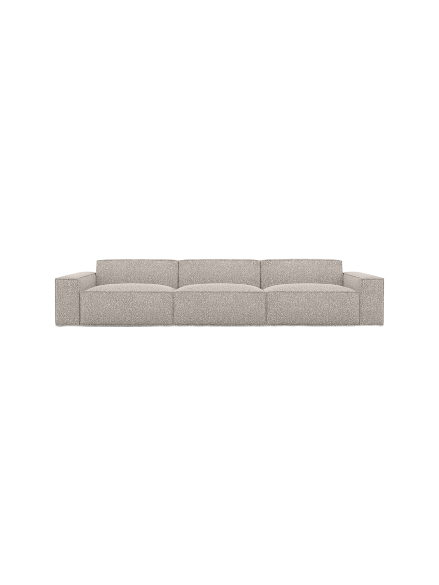 
4-Sitzer Design Sofa „Siena“ mit Bouclé-Bezug - Bouclé Graphit