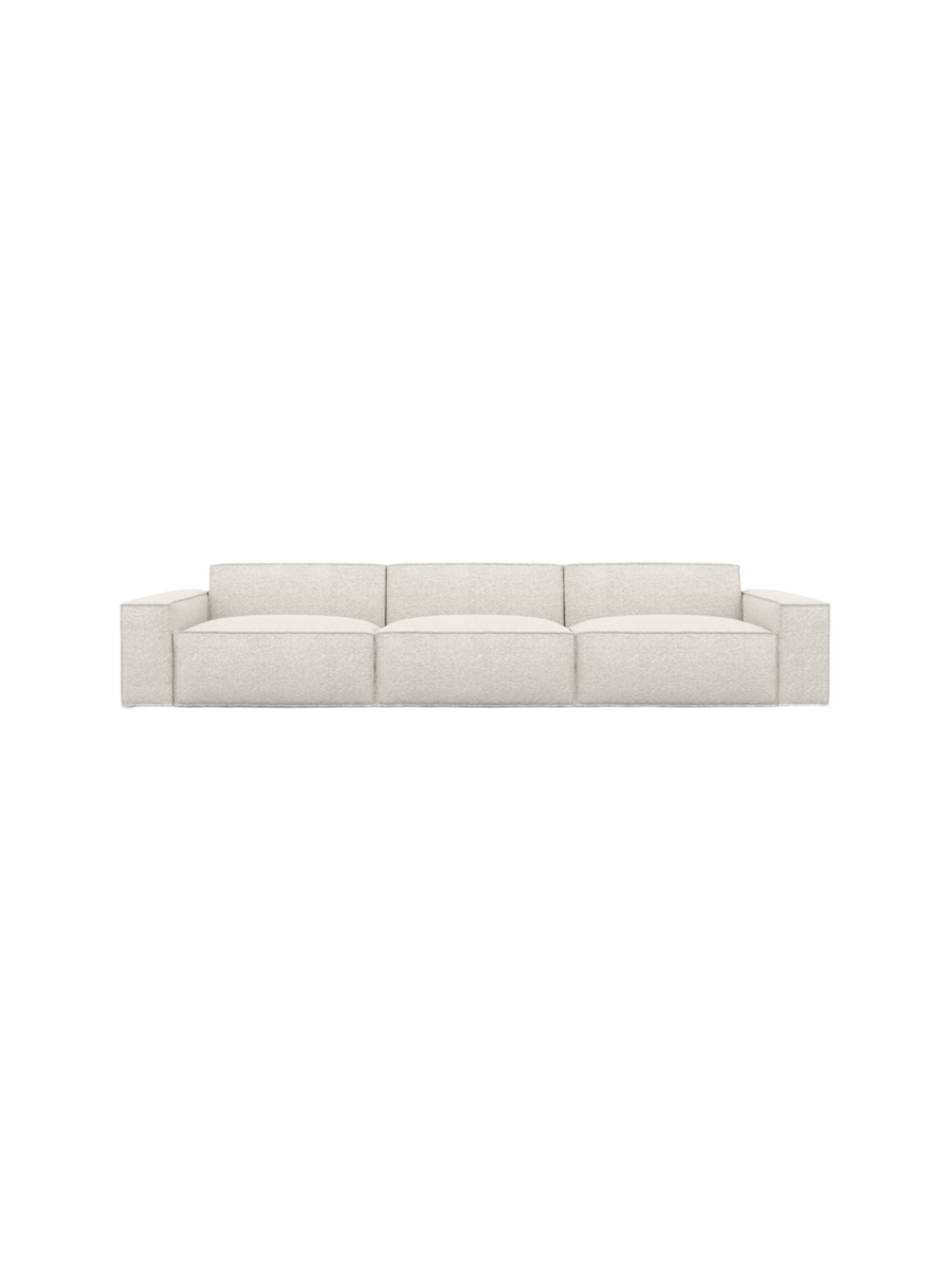 
4-Sitzer Design Sofa „Siena“ mit Bouclé-Bezug - Bouclé Graphit