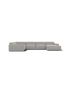 Tessuto strutturato Grigio chiaro