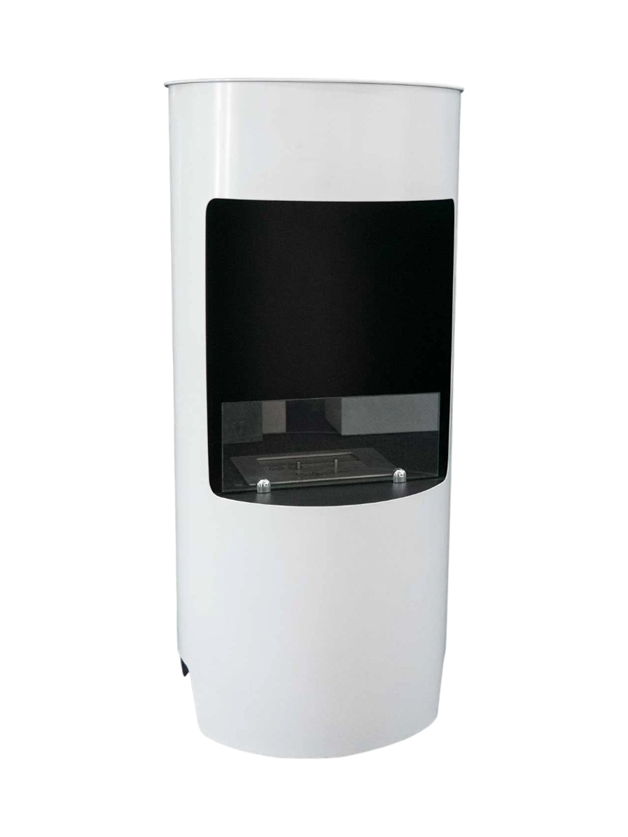 
Designer Bioethanol Fireplace "Montgomery," White