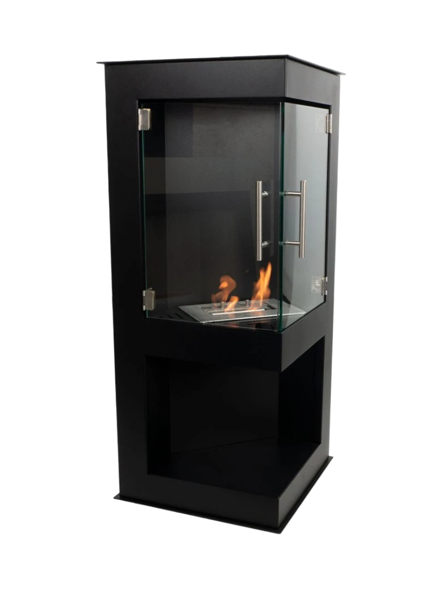 
Designer Bioethanol Fireplace "Alaska", black