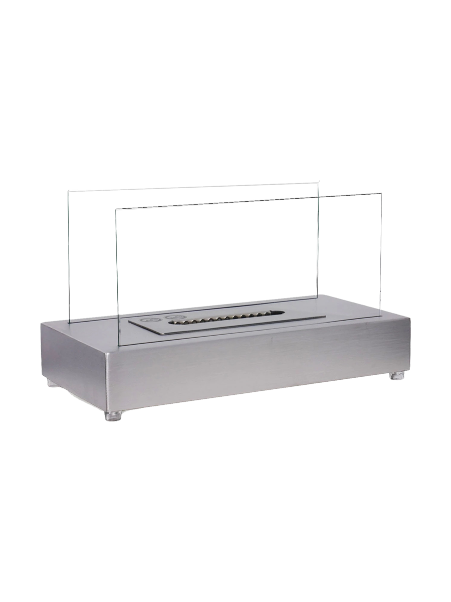 
Cheminée de table au bioéthanol design « Lambeth » – Acier inoxydable
