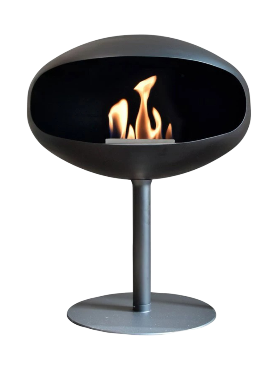 
Bioethanol Fireplace "Cocoon Pedestal" - Black