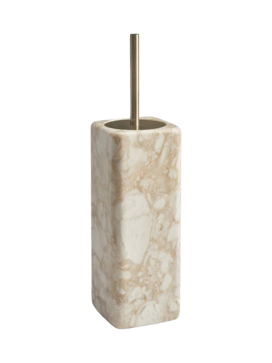 
Porte-brosse WC de luxe fait main « Blake » en marbre