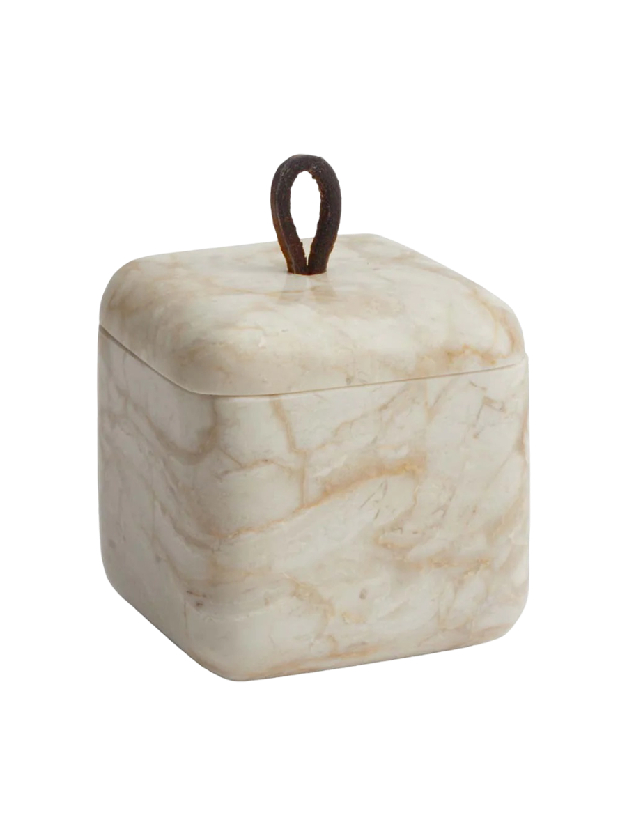 
Hand-crafted, luxurious "Blake" marble storage box