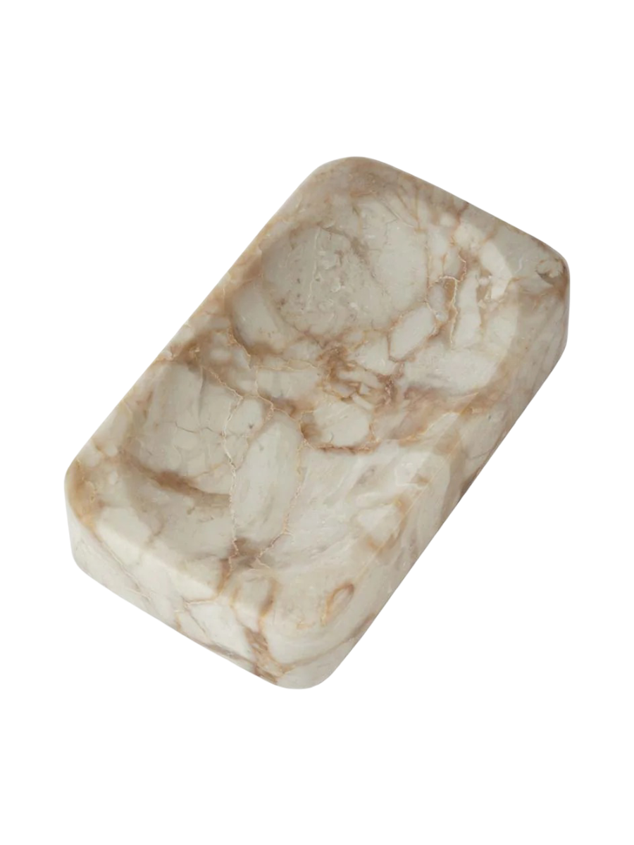 
Handmade, Luxurious Marble Soap Dish "Blake"