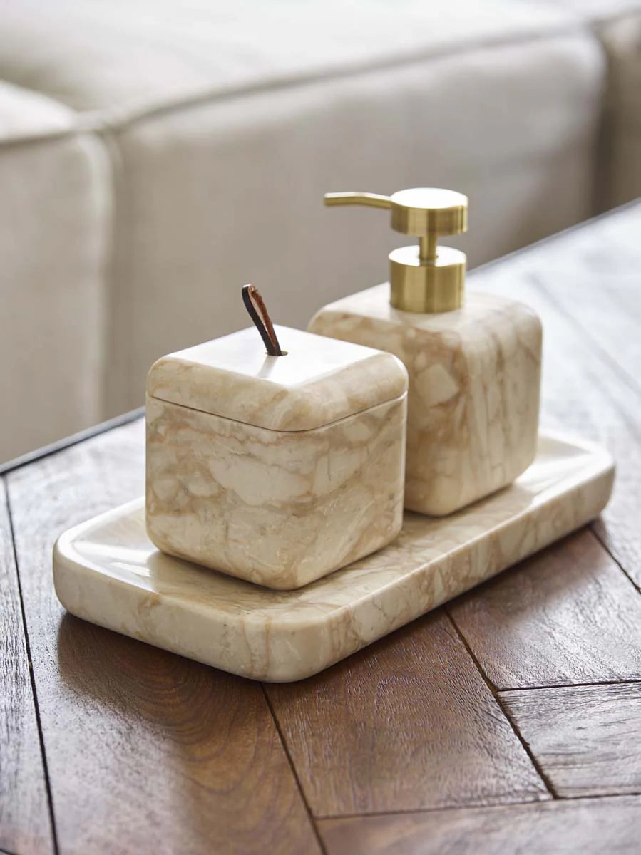 
Handcrafted, Luxurious "Blake" Marble Tray