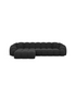 Textured fabric Black