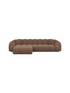Textured fabric Brown