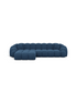 Textured fabric Dark Blue