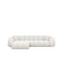 Textured fabric White