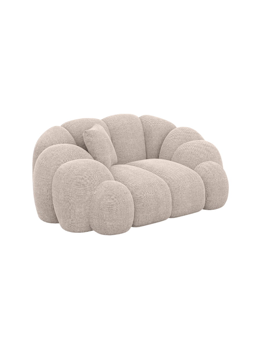 
Design Loungesessel „Solea“ mit Strukturstoff-Bezug - Strukturstoff Anthrazit