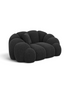 Textured fabric Black