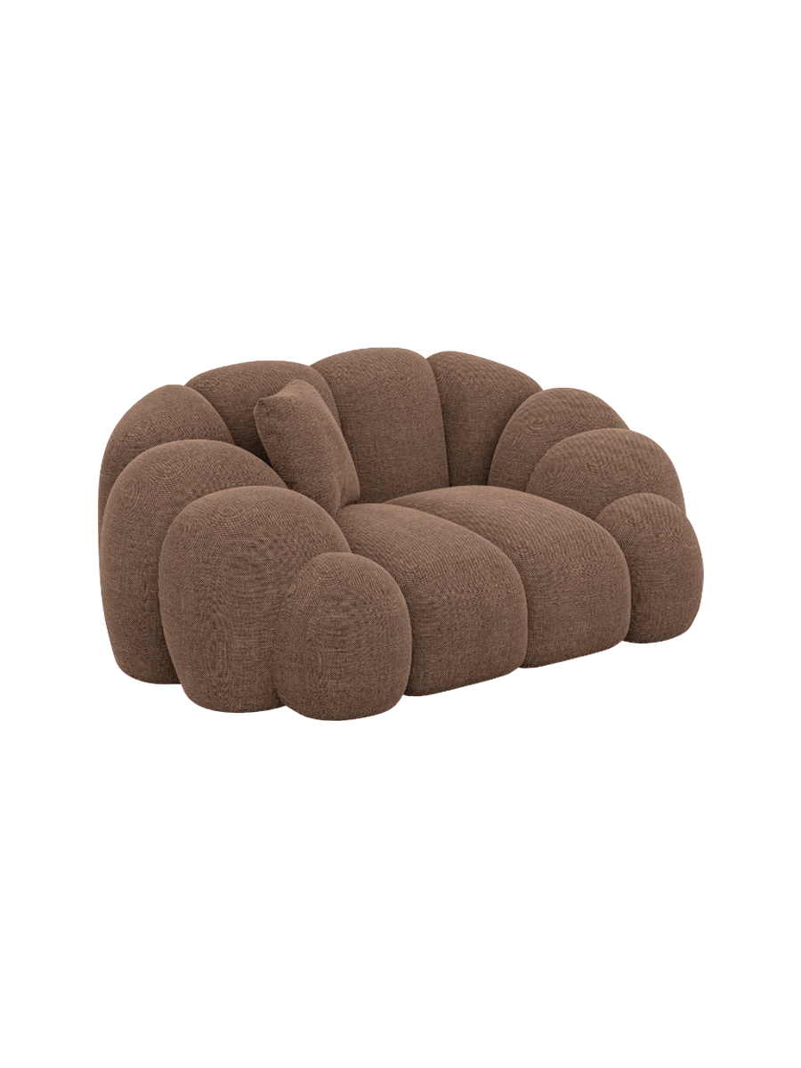 
Design Loungesessel „Solea“ mit Strukturstoff-Bezug - Strukturstoff Anthrazit