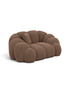 Textured fabric Brown