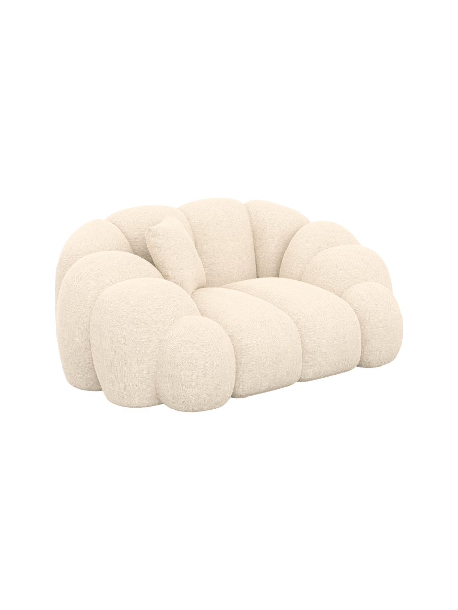 
Design Loungesessel „Solea“ mit Strukturstoff-Bezug - Strukturstoff Anthrazit