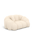 Textured fabric Cream