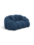Textured fabric Dark Blue