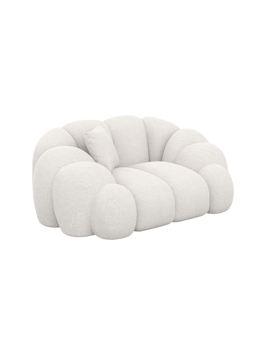 
Design Loungesessel „Solea“ mit Strukturstoff-Bezug - Strukturstoff Anthrazit