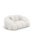 Textured fabric White
