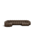 Genuine leather Dark Brown