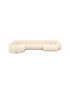 Textured fabric Cream