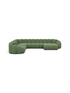 Textured fabric Green