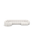 Textured fabric White