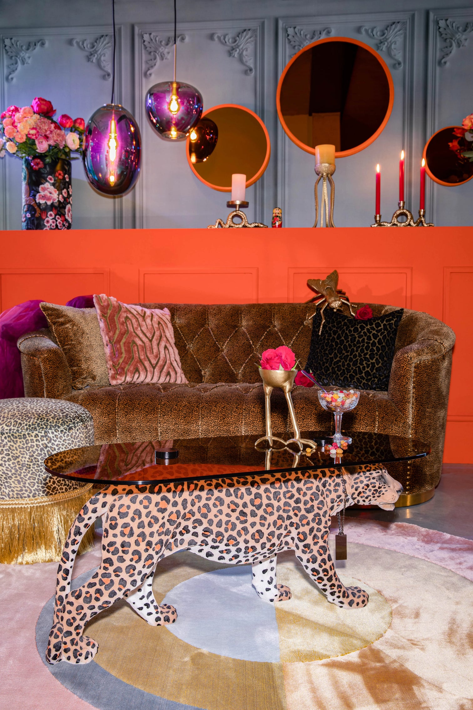 
Designer Coffee Table "Dope as Hell" - Multicolor
