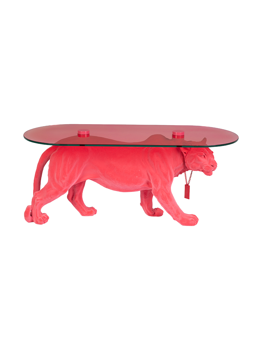 
Designer Coffee Table "Dope as Hell" - Pink