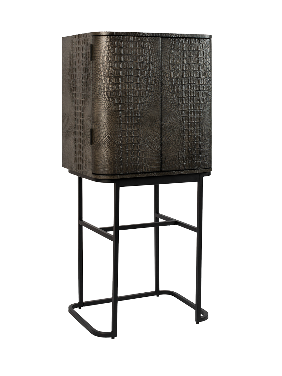 
"Ava Morgana" Bar Cabinet Design - Crocodile look