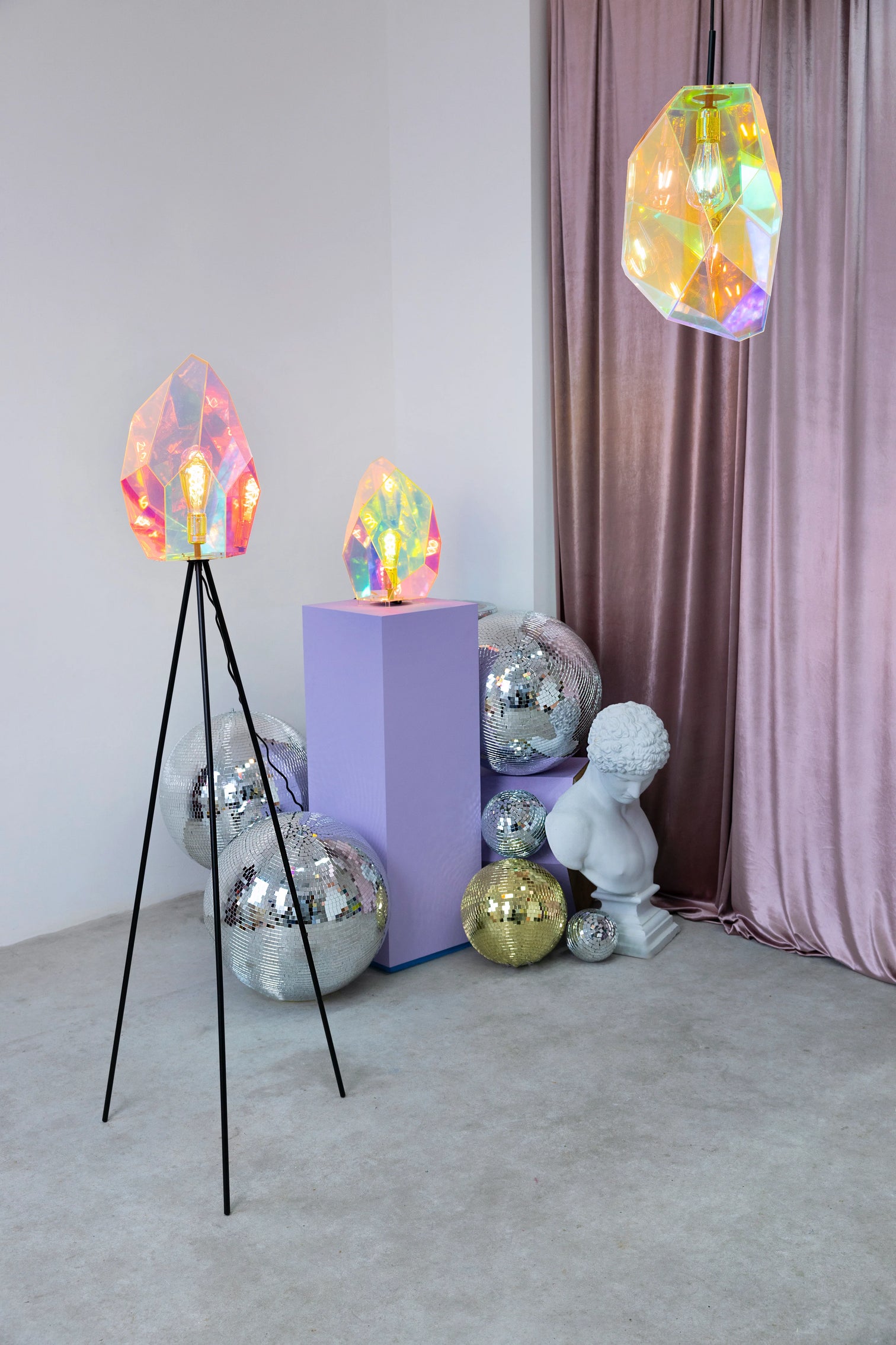 
Designer pendant lamp "Diamond Dear"