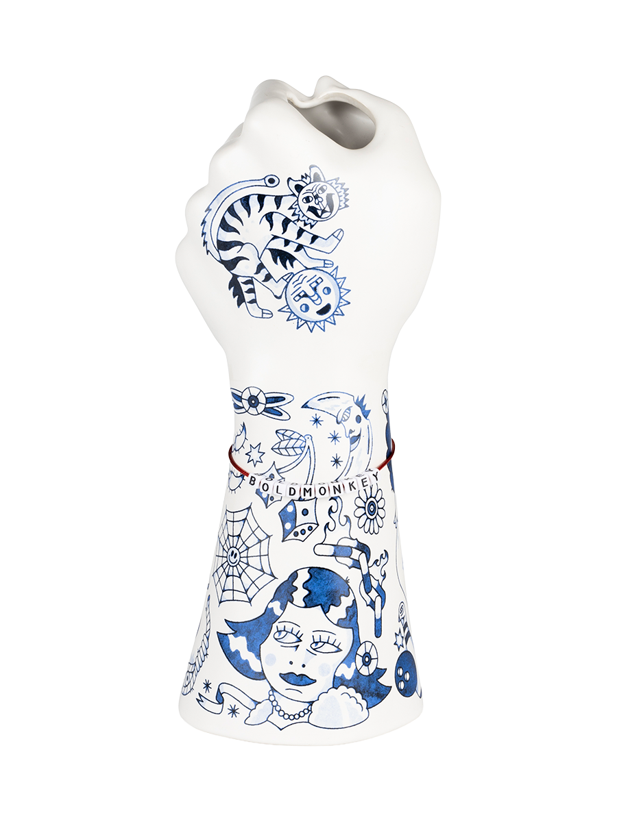 
"Matters" Design Vase - Blue