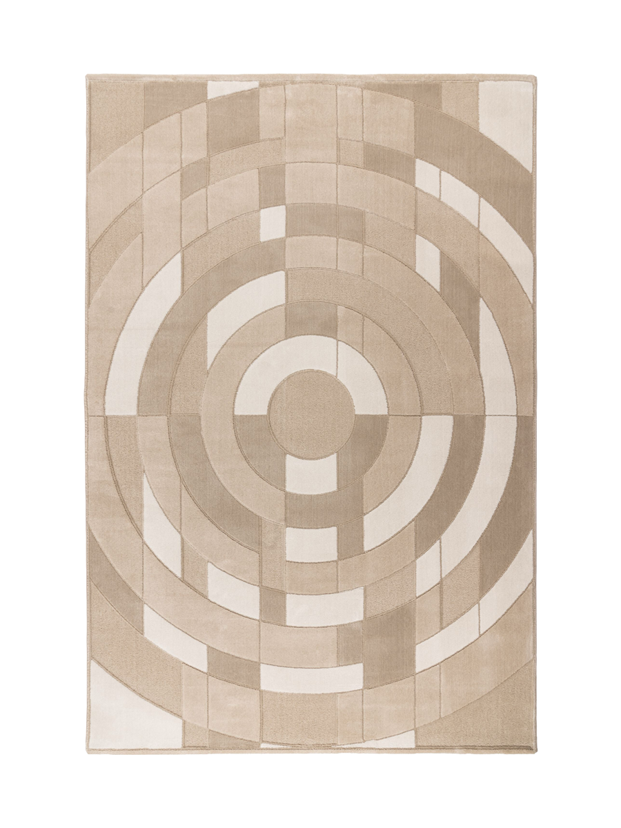 
Tapis design de haute qualité « Bergamo 703 » - Beige - 80 x 150 cm