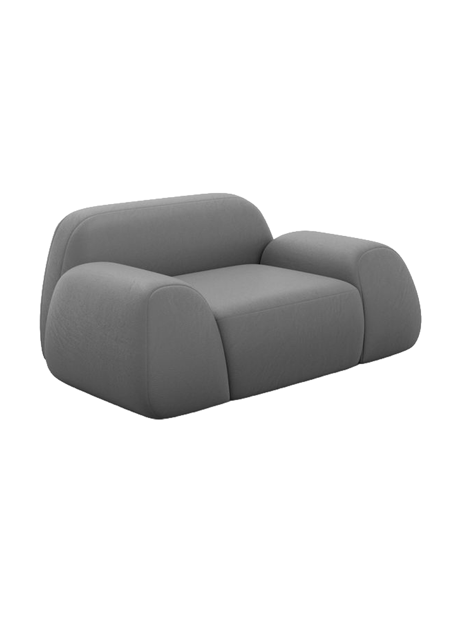 
Echtleder Design Loungesessel „Lumera“ - Echtleder Beige