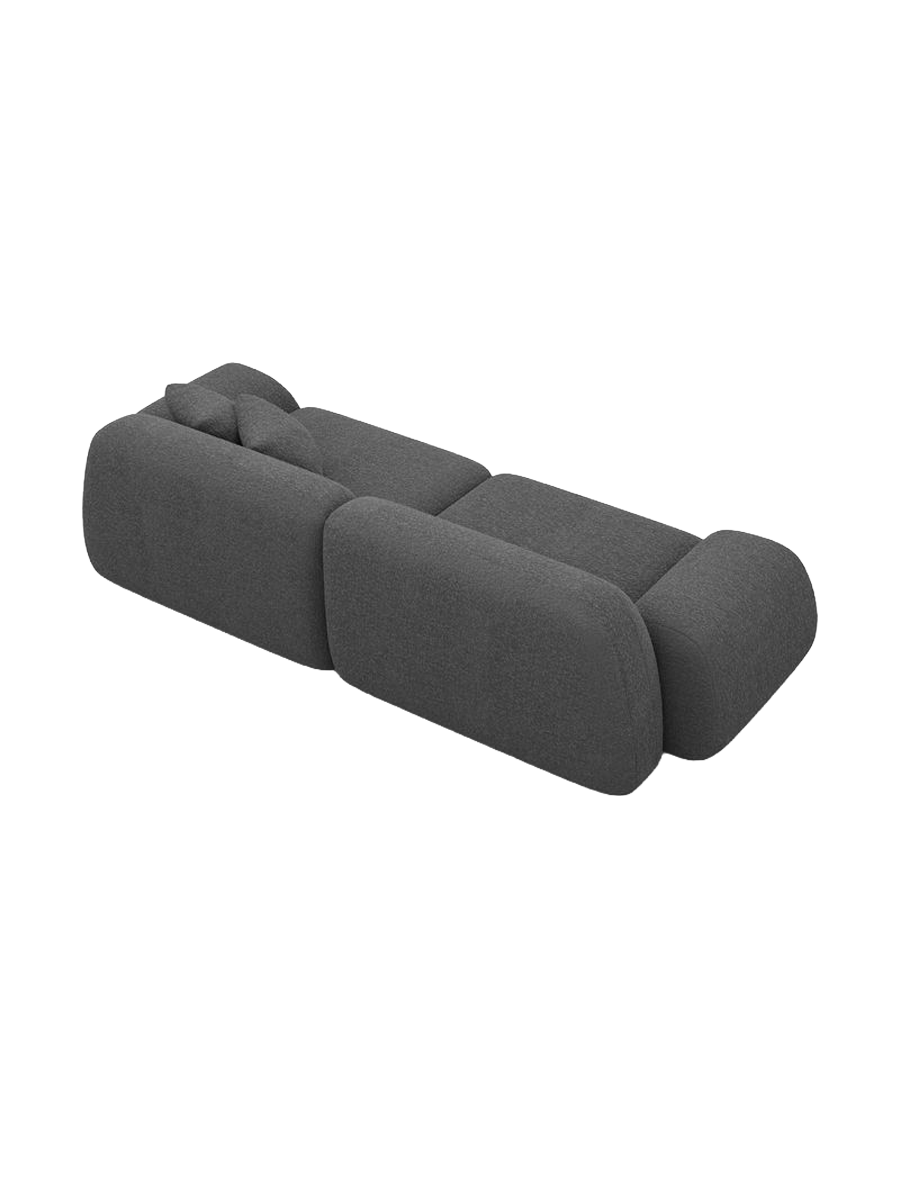 
2-Sitzer Design Sofa „Lumera“ mit Bouclé-Bezug - Bouclé Graphit