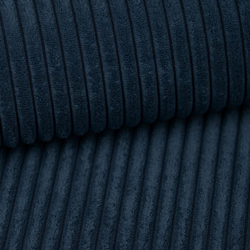
2-Sitzer Design Sofa „Lumera“, Cordsamt - Cordsamt Dunkelblau