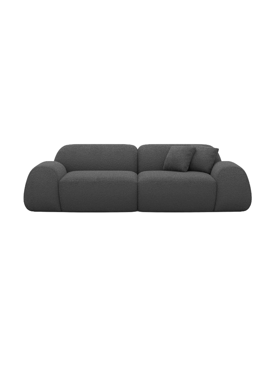 
3-Sitzer Design Sofa „Lumera“ mit Bouclé-Bezug - Bouclé Graphit