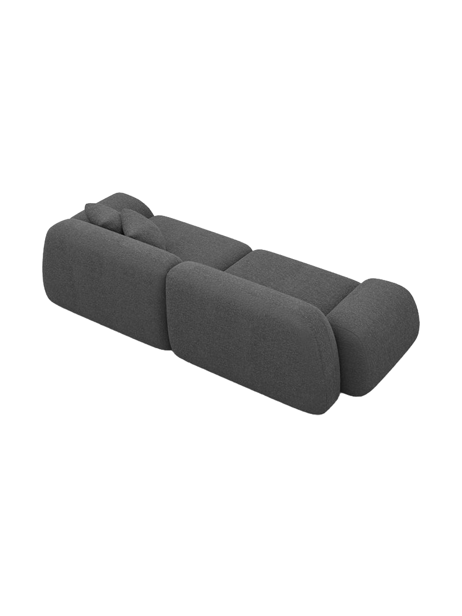 
3-Sitzer Design Sofa „Lumera“ mit Bouclé-Bezug - Bouclé Graphit