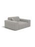 Tessuto strutturato Grigio chiaro